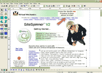 SiteSpinner Layout Screenshot